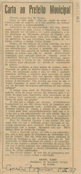 Carta ao Prefeito Municipal