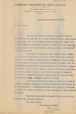 [Carta de pedido de orientação]