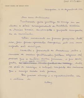 [Carta de encaminhamento]