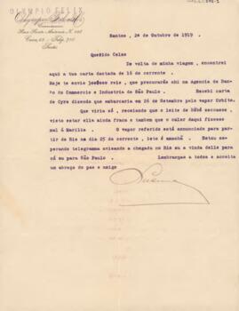 [Carta pessoal]