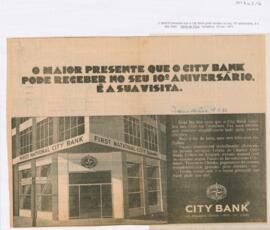 O maior presente que o City Bank pode receber no seu 10º aniversário é a sua visita