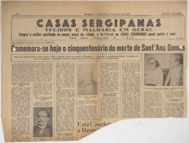 Comemora-se hoje o cinquentenário da morte de Sant'Ana Gomes