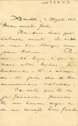 [Carta de felicitações]