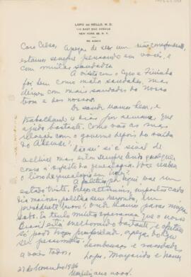 [Carta pessoal]