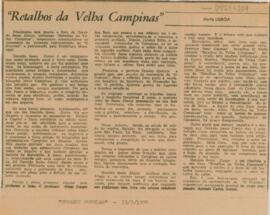 "Retalhos da Velha Campinas"