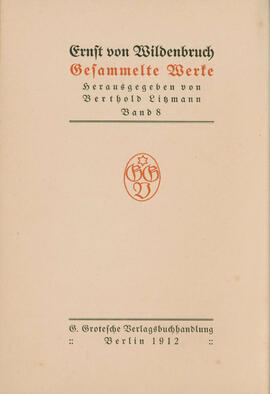 Gesammelte Werke (Band 8)