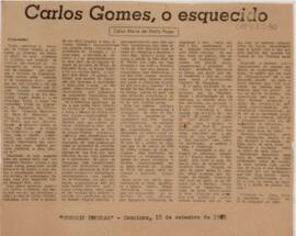 Carlos Gomes, o esquecido