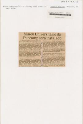 Museu Universitário da Puccamp será instalado