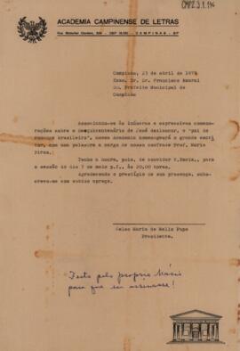 Minuta de Carta de Convite