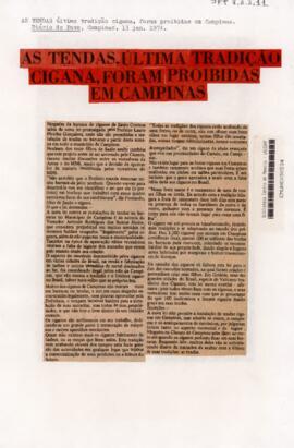 As tendas, última tradição cigana, foram proibidas em Campinas