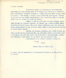 [Carta de Encaminhamento]