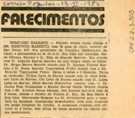 Falecimentos