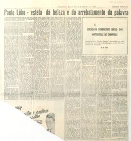 Paulo Lôbo - esteta da beleza e do arrebatamento da palavra