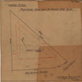 [Estudo de implantação em terreno de Carolina da Silva Gordo]