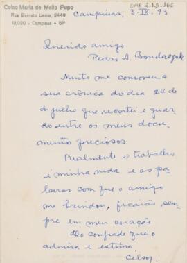 [Carta de elogio]