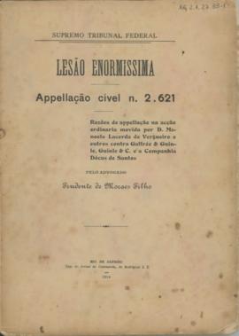 Appellação civel n. 2.621