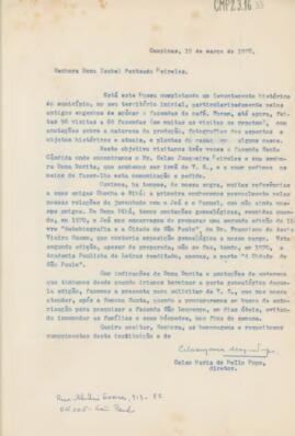 Carta de Pedido de Análise