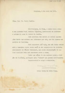 [Carta de encaminhamento]