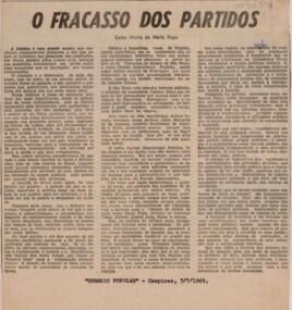 O fracasso dos partidos