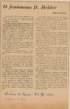 O fenômeno D. Helder