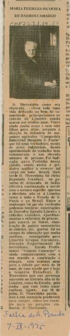 Maria Thereza Silveira de Barros Camargo