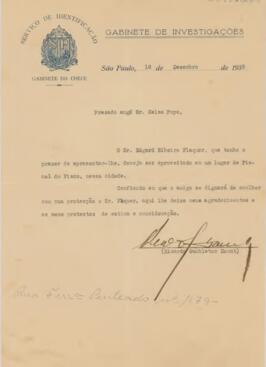 [Carta de Ricardo Gumbleton Daunt a Celso Pupo]