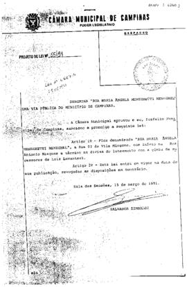 Rua Maria Ângela Meneghetti Meneghel