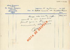 Nota de Despesa