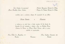[Convite de Casamento]