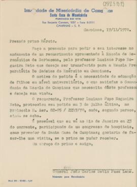 [Carta de pedido de apoio]
