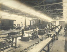 Officinas da Comp. Mogyana. Carpintaria