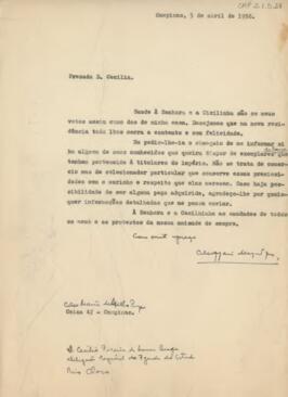 [Carta de pedido de apoio]