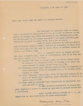 Carta de Pedido de Informação