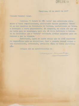 Carta de Esclarecimento