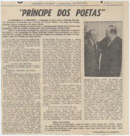 "Príncipe dos poetas"