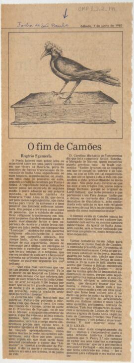 O fim de Camões