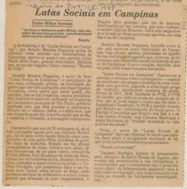 Lutas sociais em Campinas