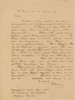 [Carta pessoal]