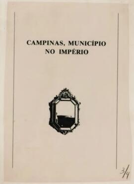 Campinas, Município no Império