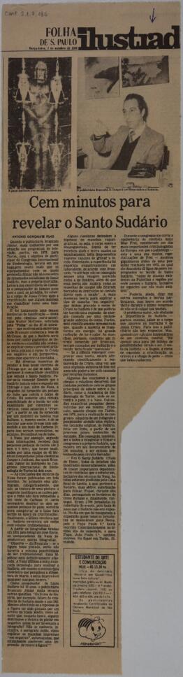 Cem minutos para revelar o Santo Sudário