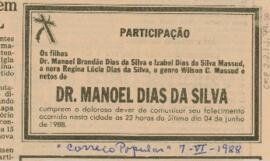 [Nota de falecimento]