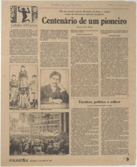 Centenário de um pioneiro