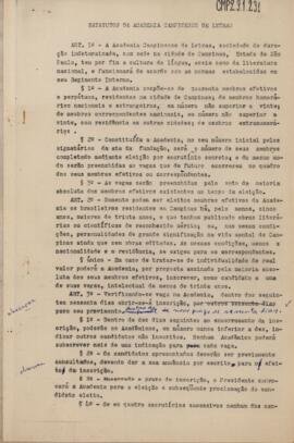 Rascunho de Regimento Interno