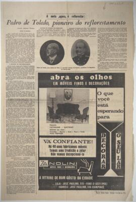 Pedro de Toledo, pioneiro do reflorestamento.