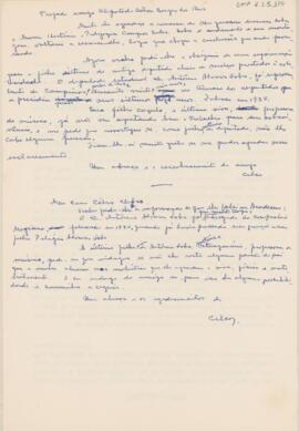 [Carta de pedido de informação]