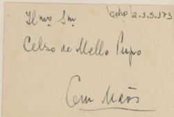 [Carta de elogio]