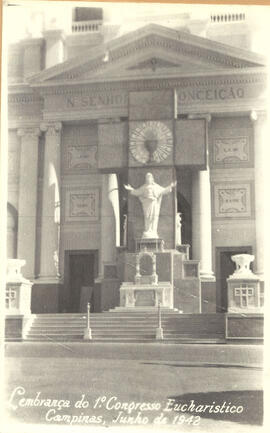 Lembrança do 1º Congresso Eucharistico