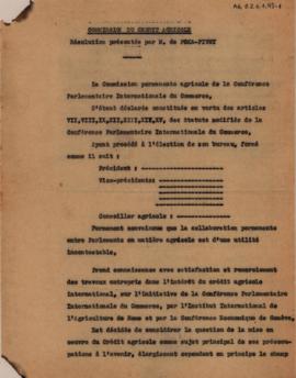 Résolution présentée par M de Poka-Pivny