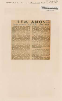 Cem anos