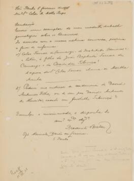 [Carta de encaminhamento]